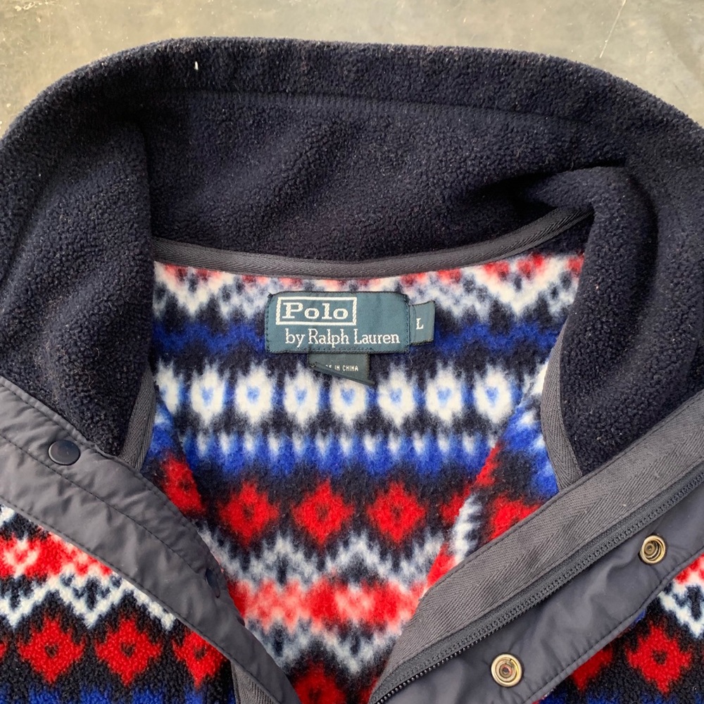 Polo pullover fleece hoodie